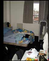 melbourne hostel room mess