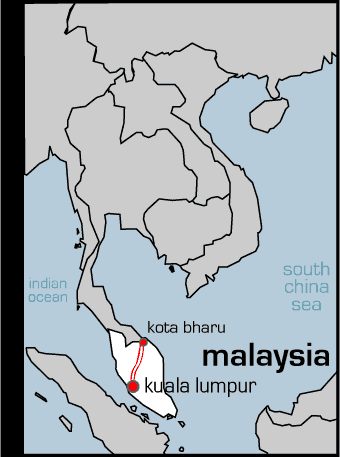 malaysia map